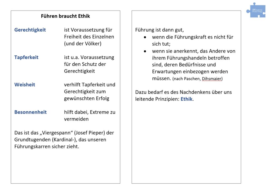 Führen braucht Ethik_Tortenstück